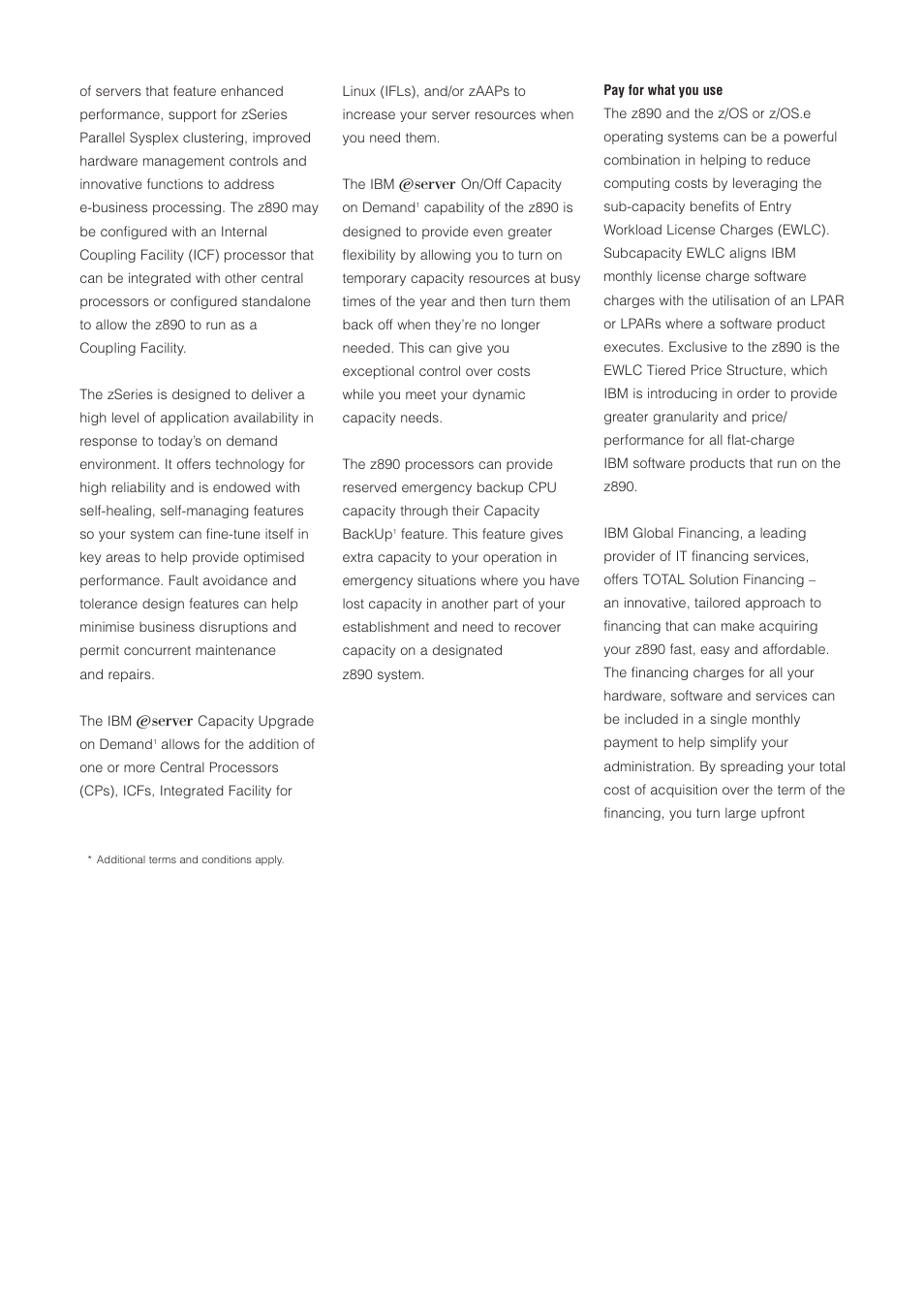 IBM ZSERIES 890 User Manual | Page 4 / 12
