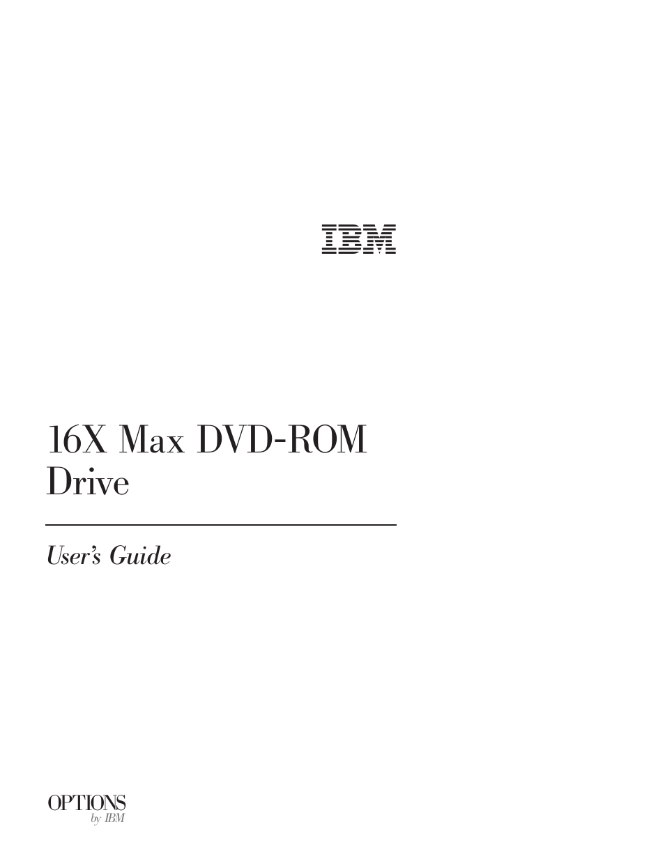 IBM 10K0001 User Manual | 20 pages