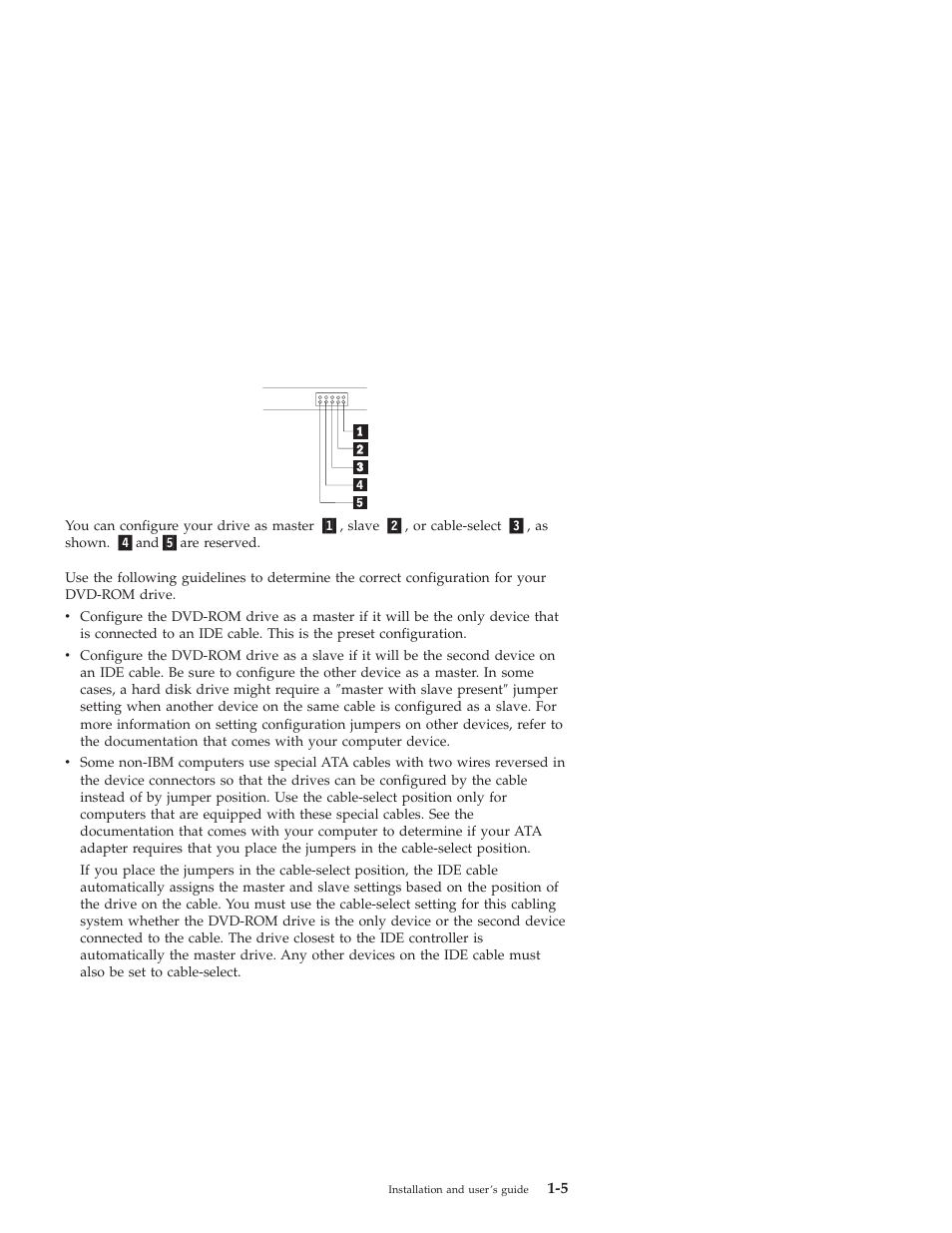 Step 3. setting the configuration jumpers | IBM 10K0001 User Manual | Page 13 / 20