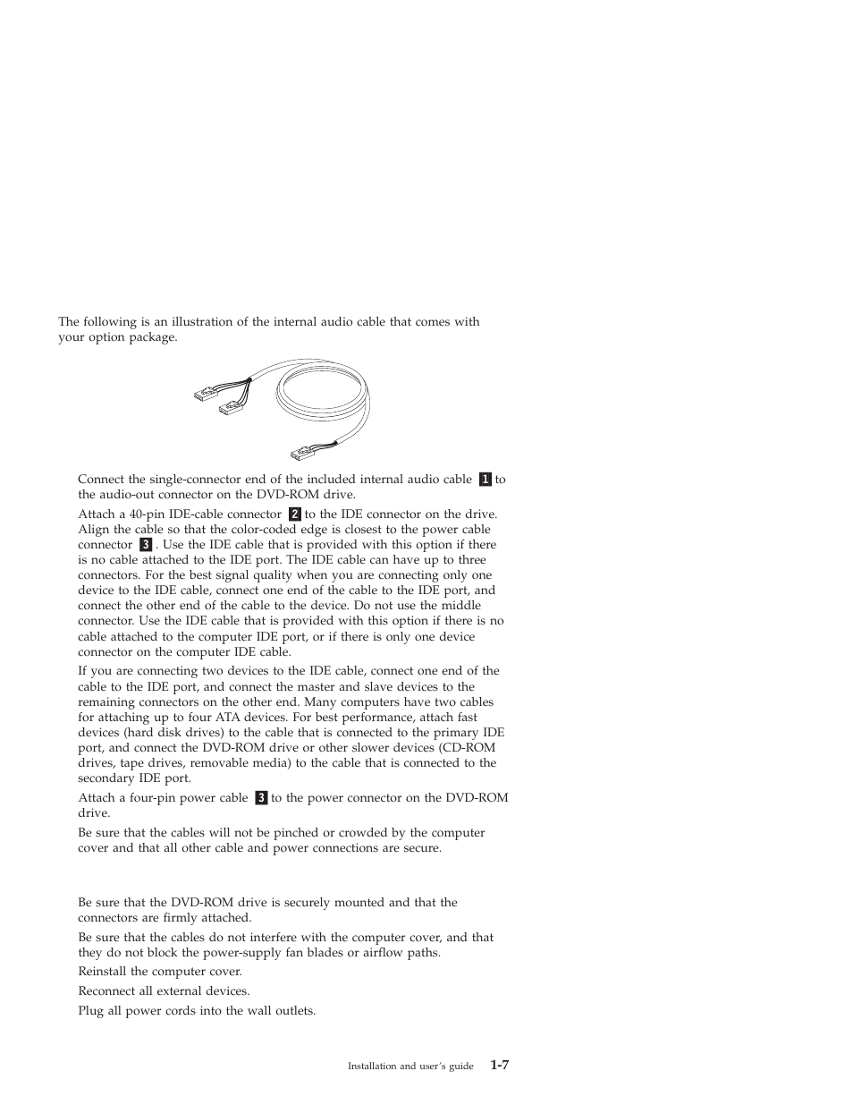 Step 6. completing the hardware installation | IBM 10K0001 User Manual | Page 15 / 20