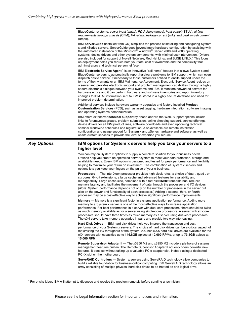 IBM X3950 M2 User Manual | Page 11 / 19