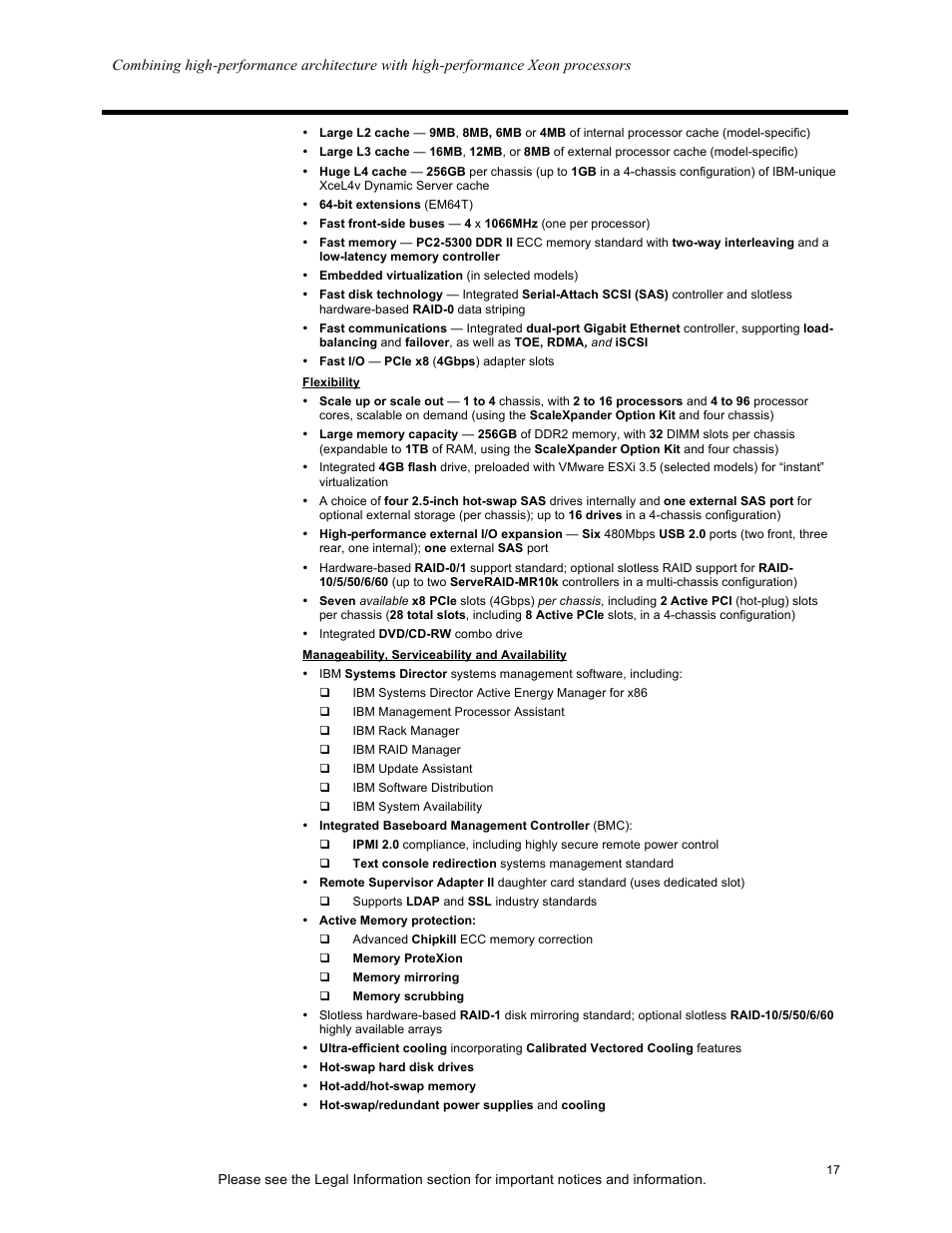 IBM X3950 M2 User Manual | Page 17 / 19