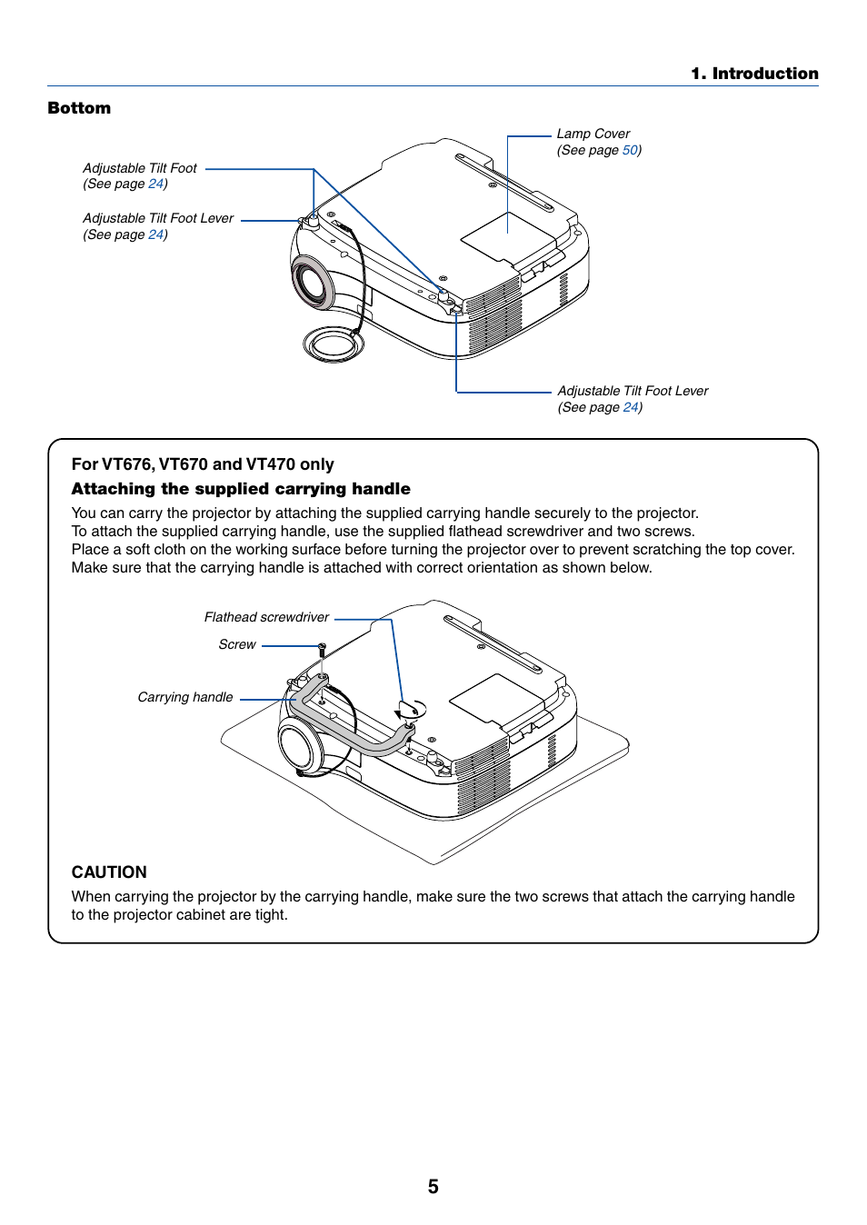 Bottom | IBM VT670 User Manual | Page 12 / 80
