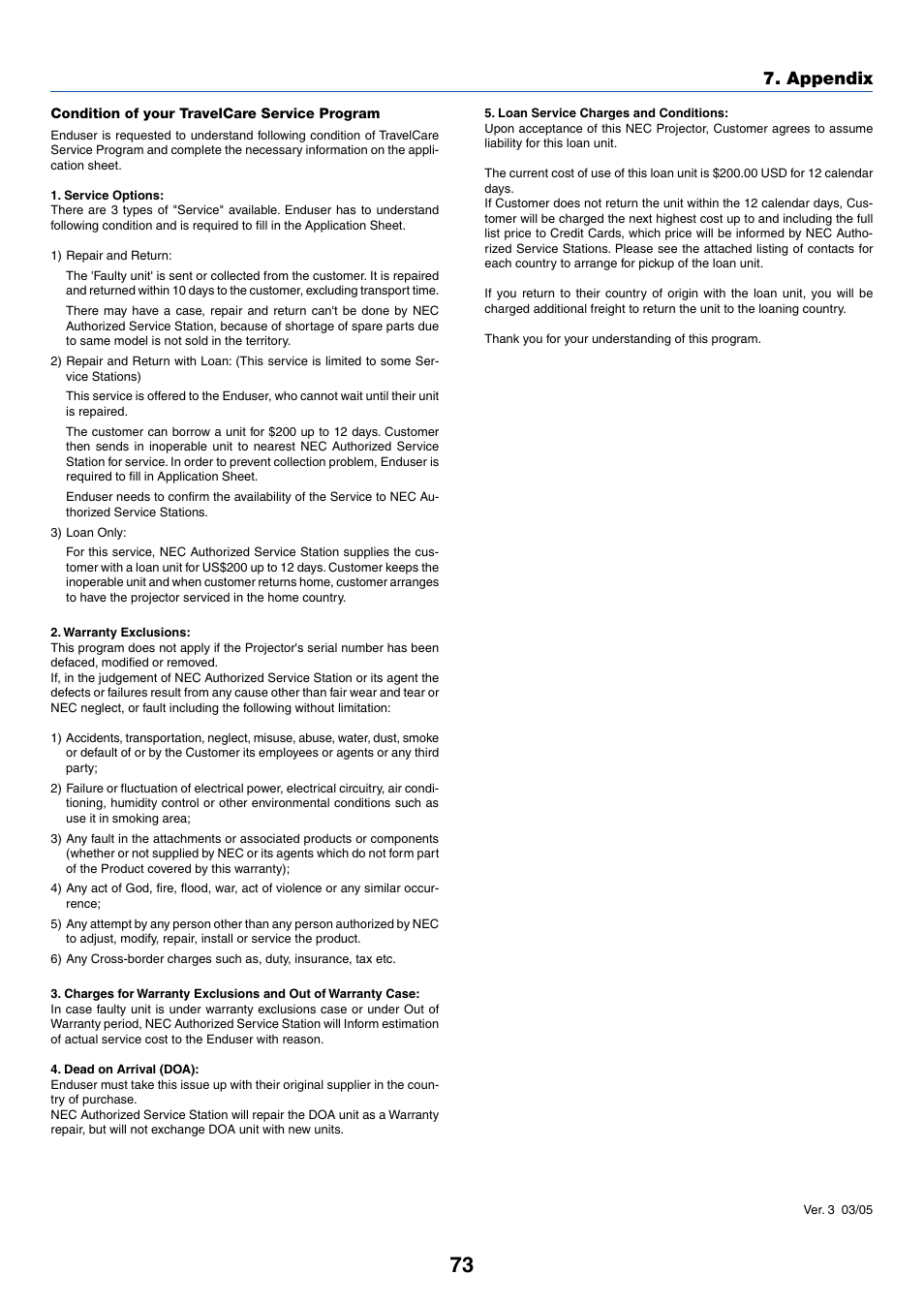 Appendix | IBM VT670 User Manual | Page 80 / 80