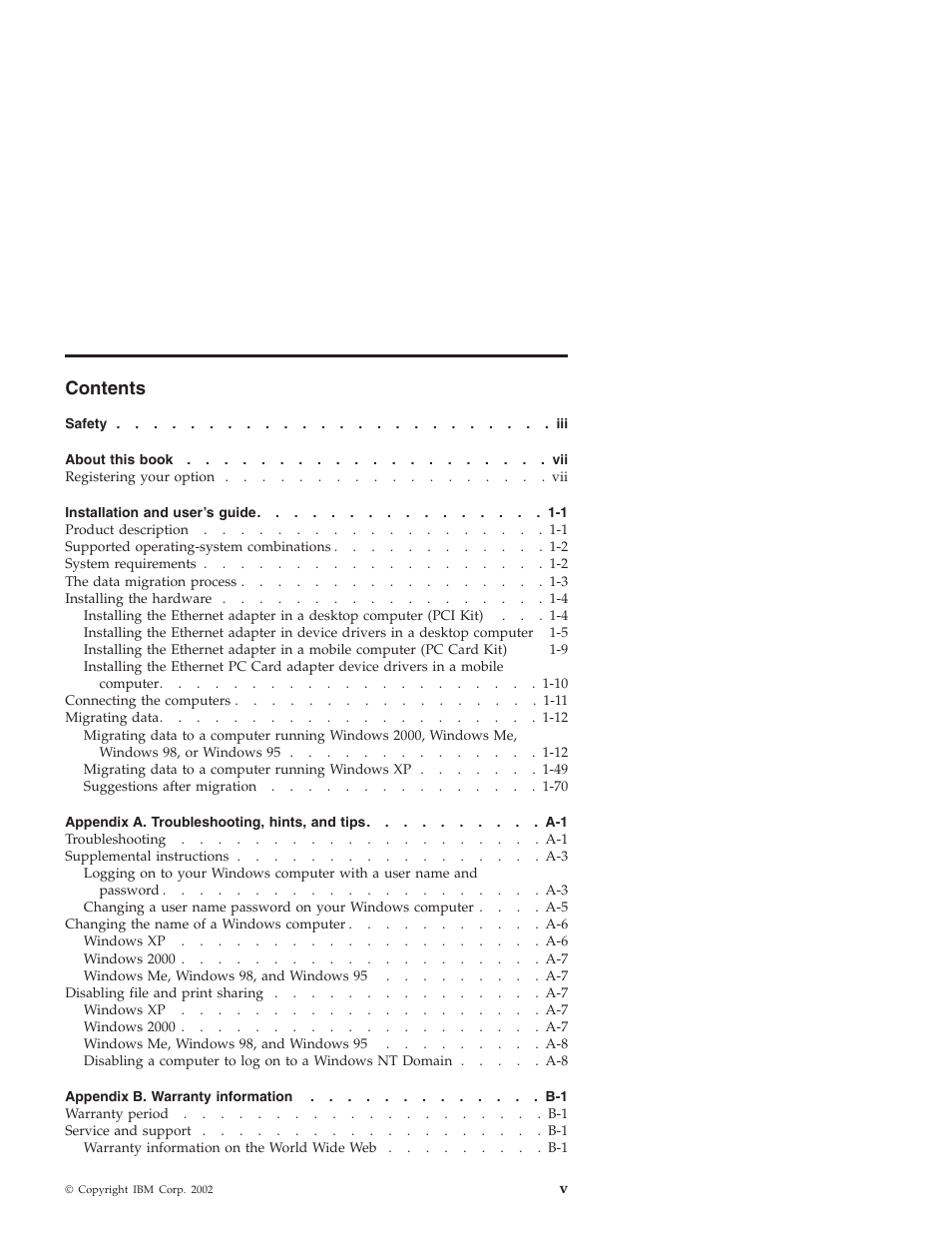 IBM 31P8128 User Manual | Page 5 / 112