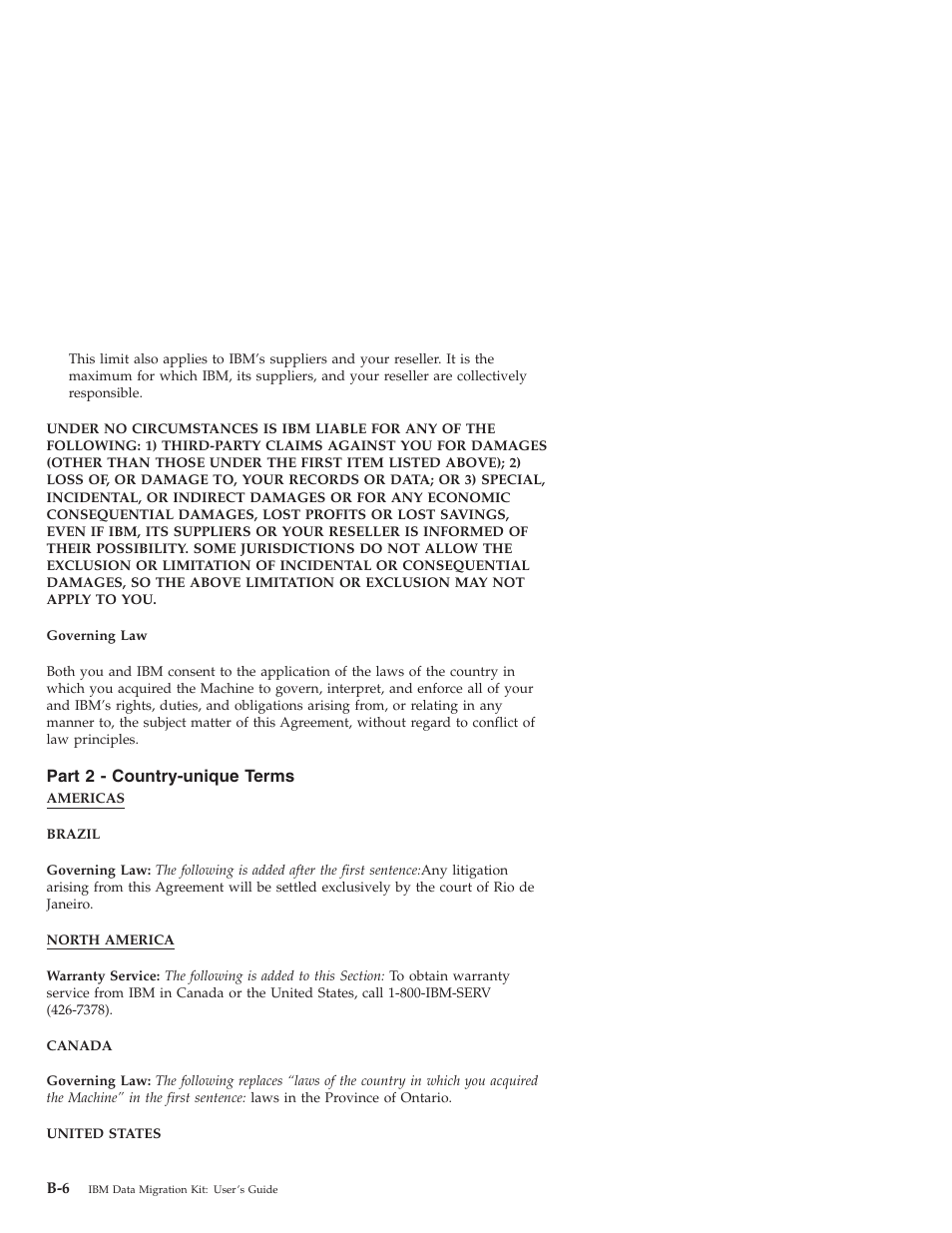 Part 2 - country-unique terms | IBM 31P8128 User Manual | Page 96 / 112