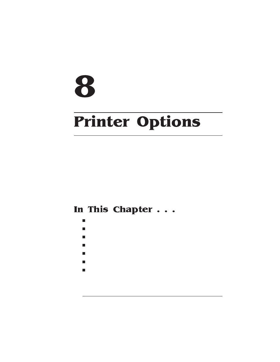 Printer options | IBM 1725 SLS User Manual | Page 185 / 328