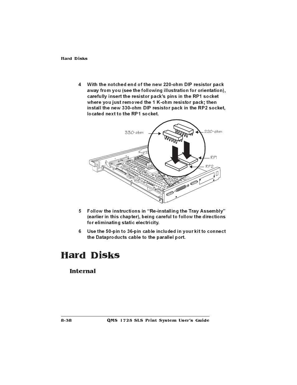 Hard disks, Internal, Internal and external hard disks | IBM 1725 SLS User Manual | Page 222 / 328