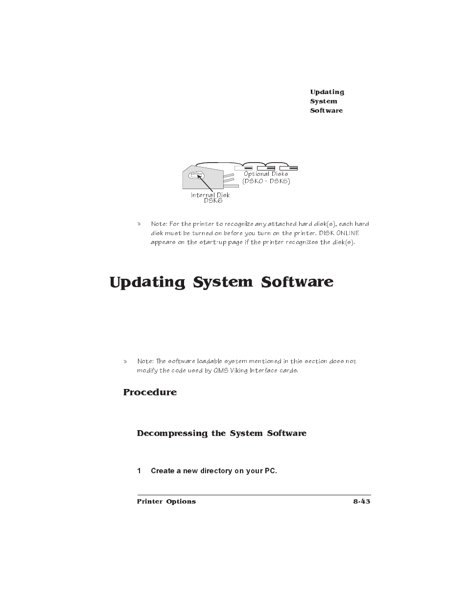 Updating system software, Procedure | IBM 1725 SLS User Manual | Page 227 / 328