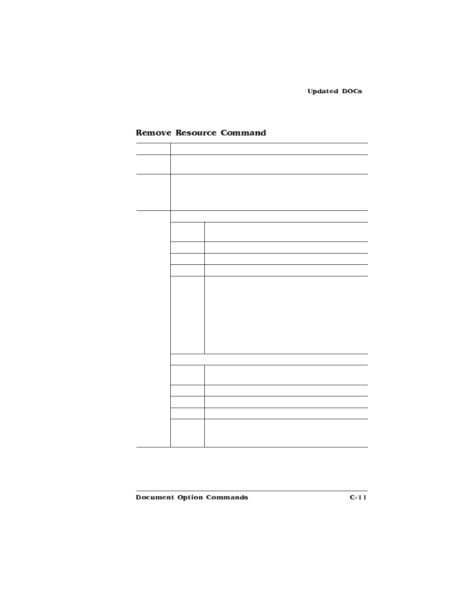 Remove resource command | IBM 1725 SLS User Manual | Page 261 / 328