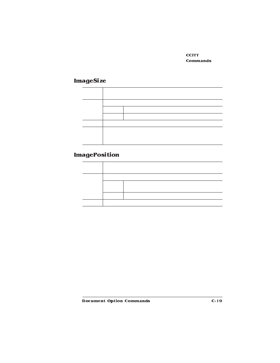 Imagesize, Imageposition, Imagesize imageposition | IBM 1725 SLS User Manual | Page 269 / 328