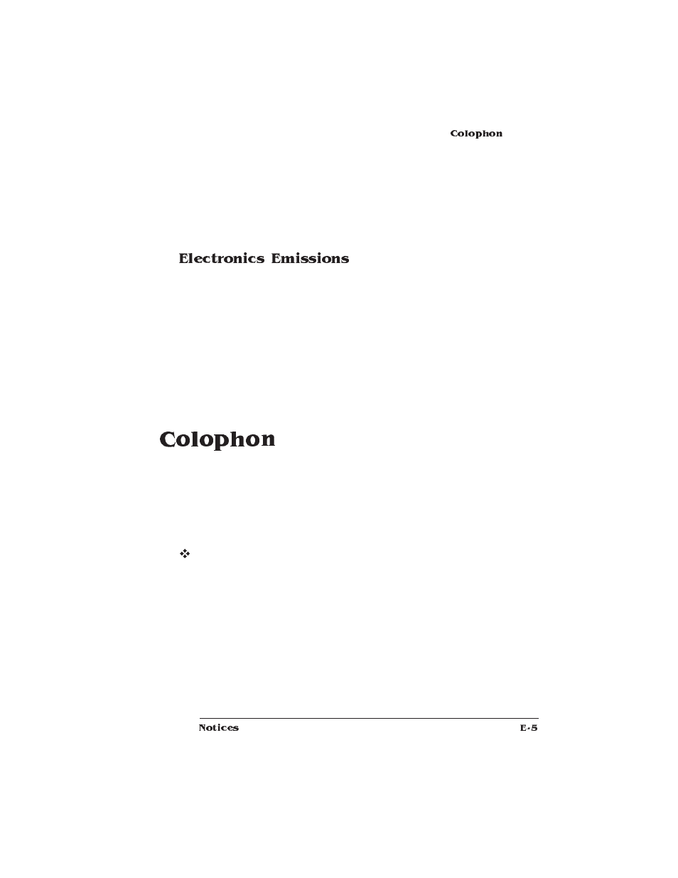 Electronics emissions, Colophon | IBM 1725 SLS User Manual | Page 291 / 328