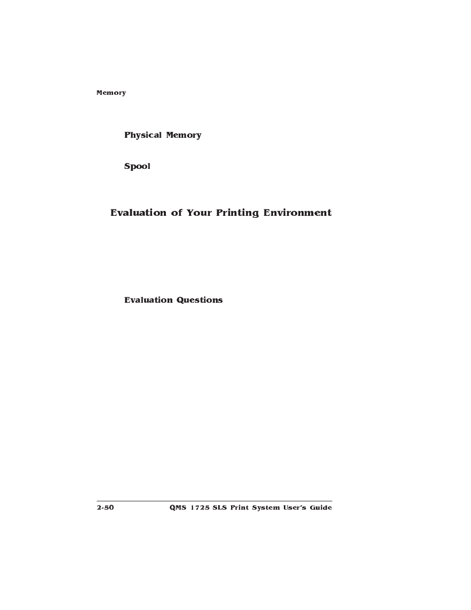 Evaluation of your printing environment | IBM 1725 SLS User Manual | Page 84 / 328