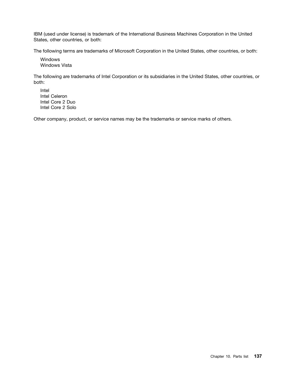 IBM X220 User Manual | Page 143 / 146