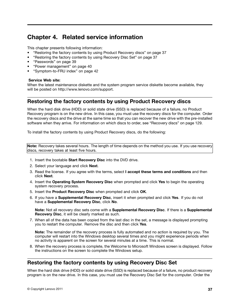 Chapter 4. related service information | IBM X220 User Manual | Page 43 / 146