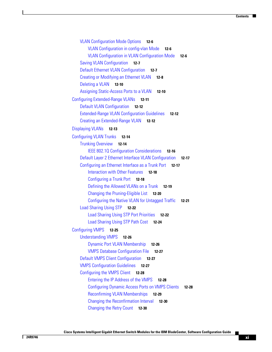 IBM 12.1(22)EA6 User Manual | Page 11 / 550