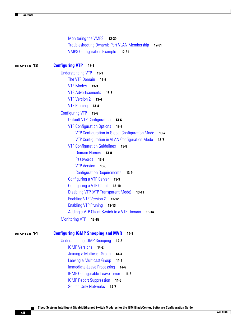 IBM 12.1(22)EA6 User Manual | Page 12 / 550