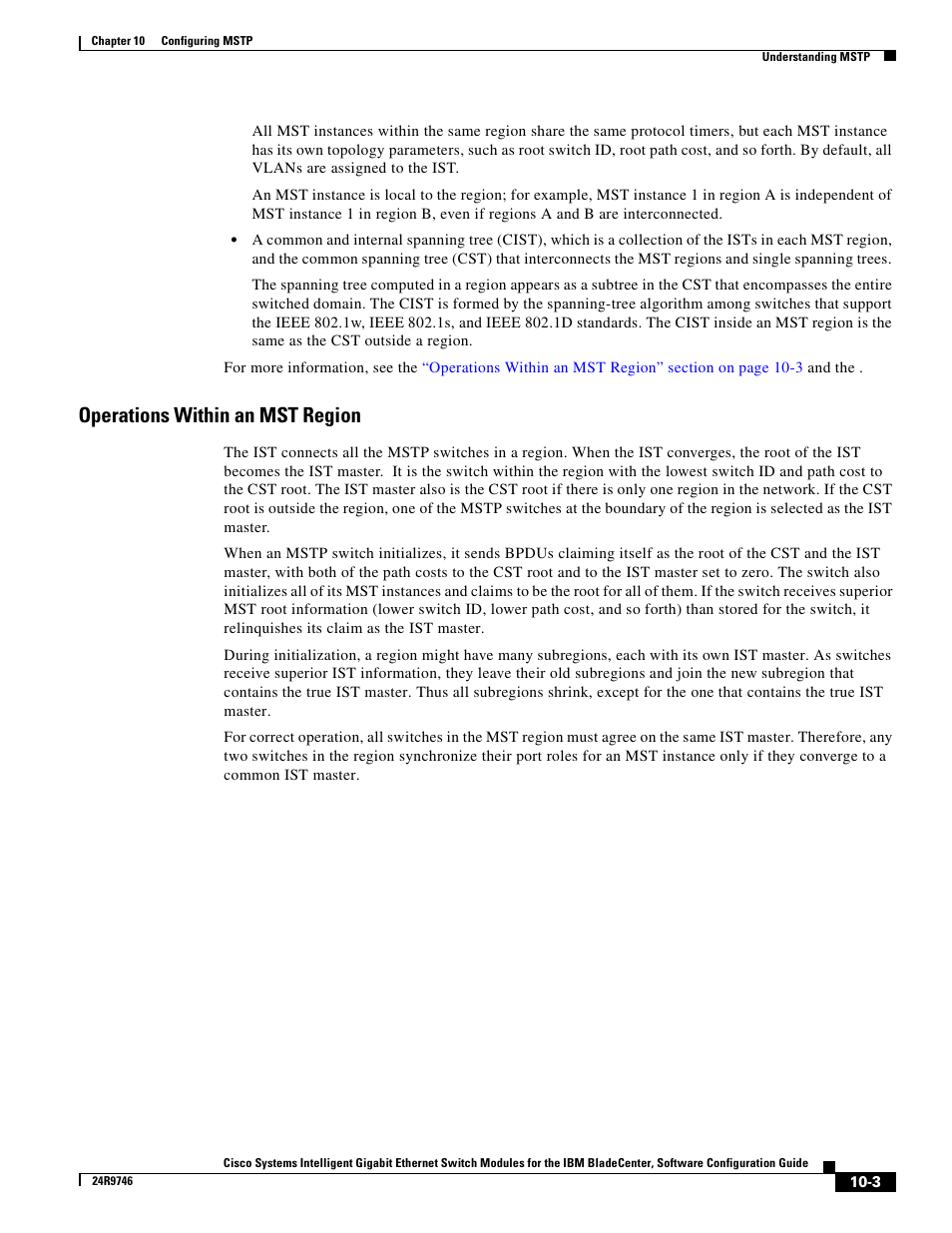 Operations within an mst region | IBM 12.1(22)EA6 User Manual | Page 193 / 550