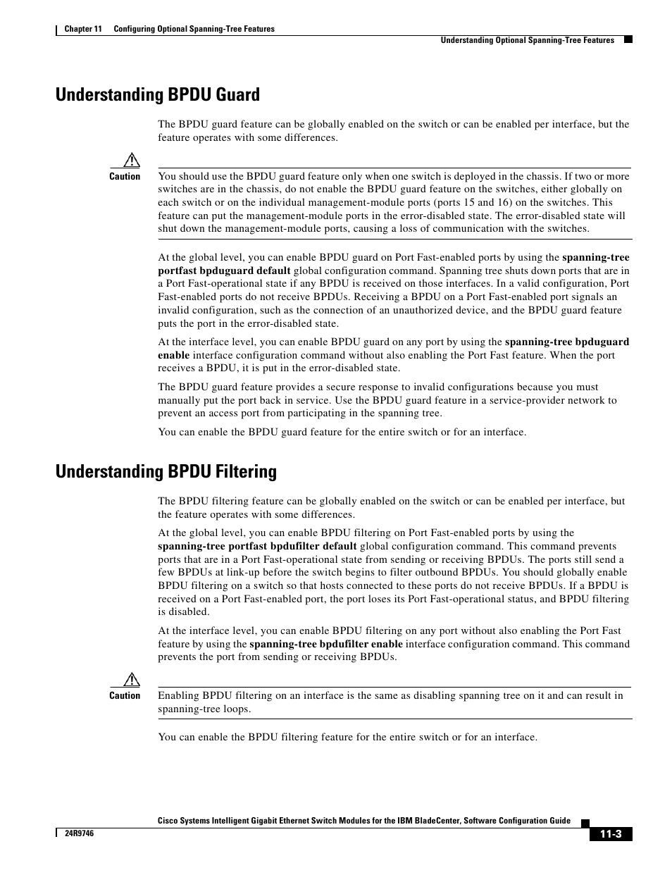 Understanding bpdu guard, Understanding bpdu filtering | IBM 12.1(22)EA6 User Manual | Page 215 / 550