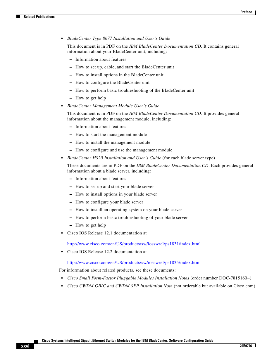 IBM 12.1(22)EA6 User Manual | Page 26 / 550
