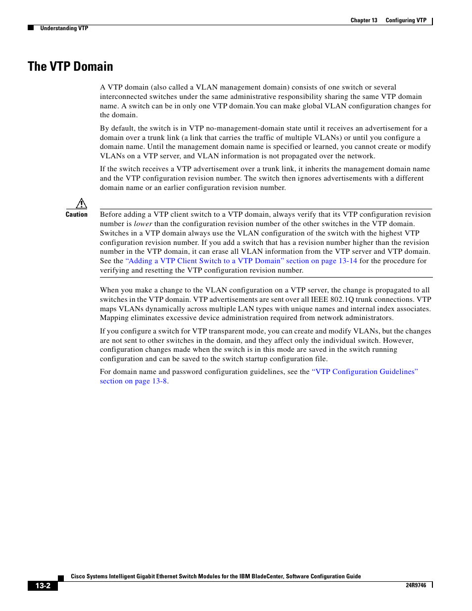 The vtp domain | IBM 12.1(22)EA6 User Manual | Page 264 / 550