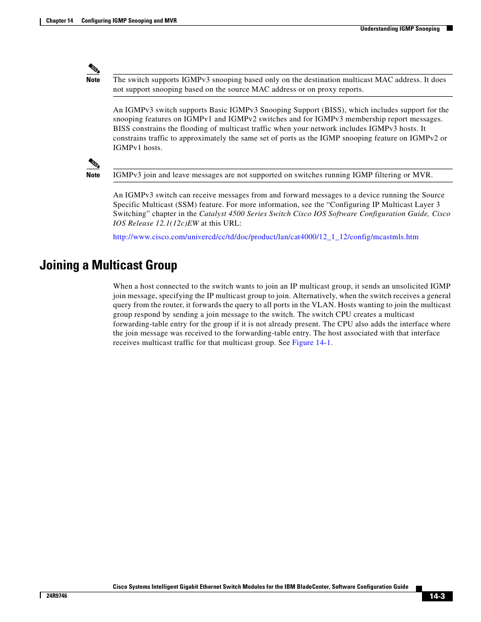 Joining a multicast group | IBM 12.1(22)EA6 User Manual | Page 281 / 550