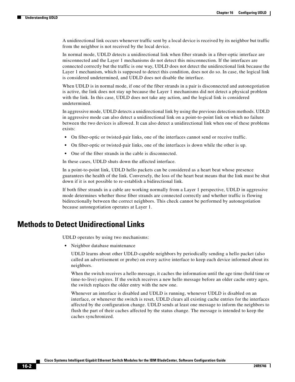 Methods to detect unidirectional links | IBM 12.1(22)EA6 User Manual | Page 320 / 550