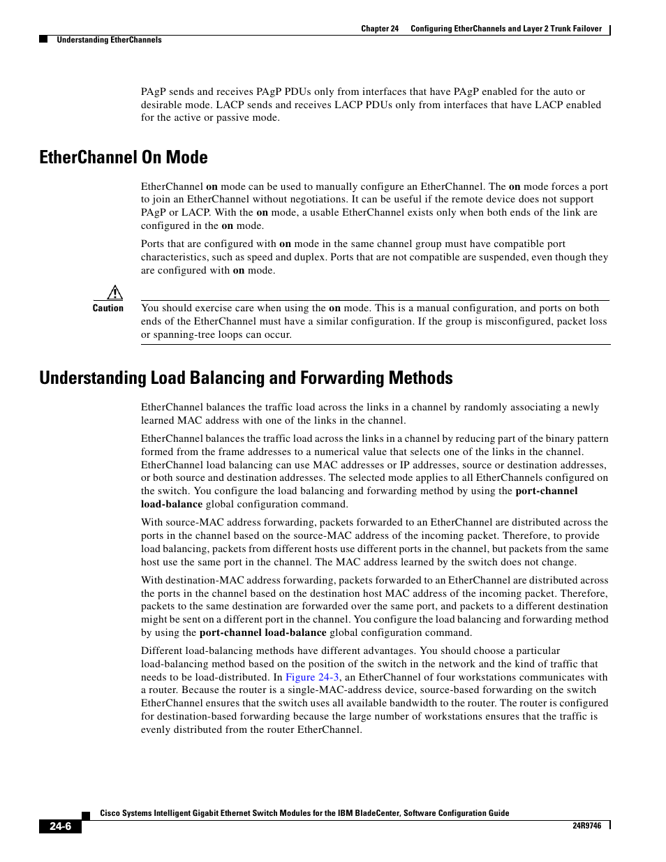 Etherchannel on mode | IBM 12.1(22)EA6 User Manual | Page 454 / 550