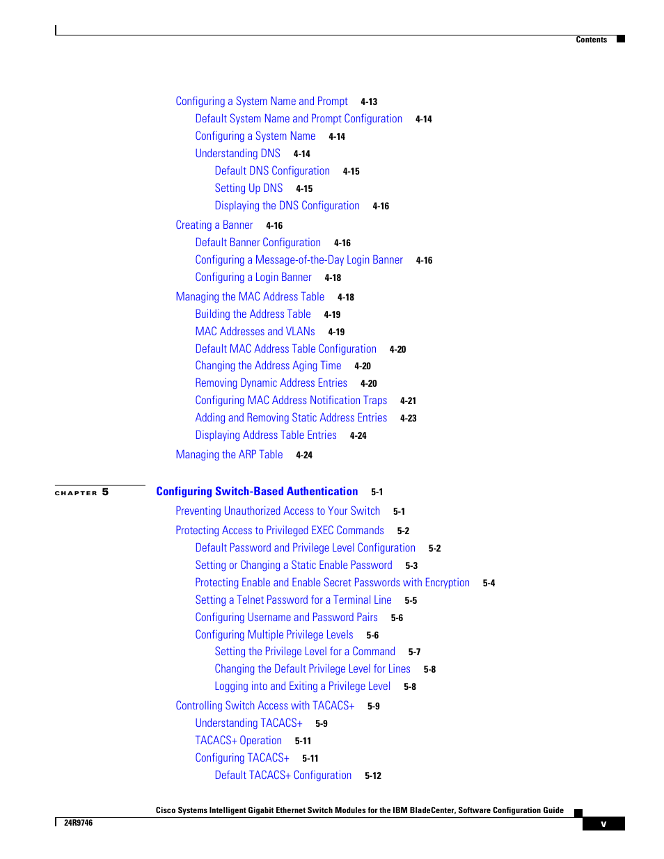 IBM 12.1(22)EA6 User Manual | Page 5 / 550
