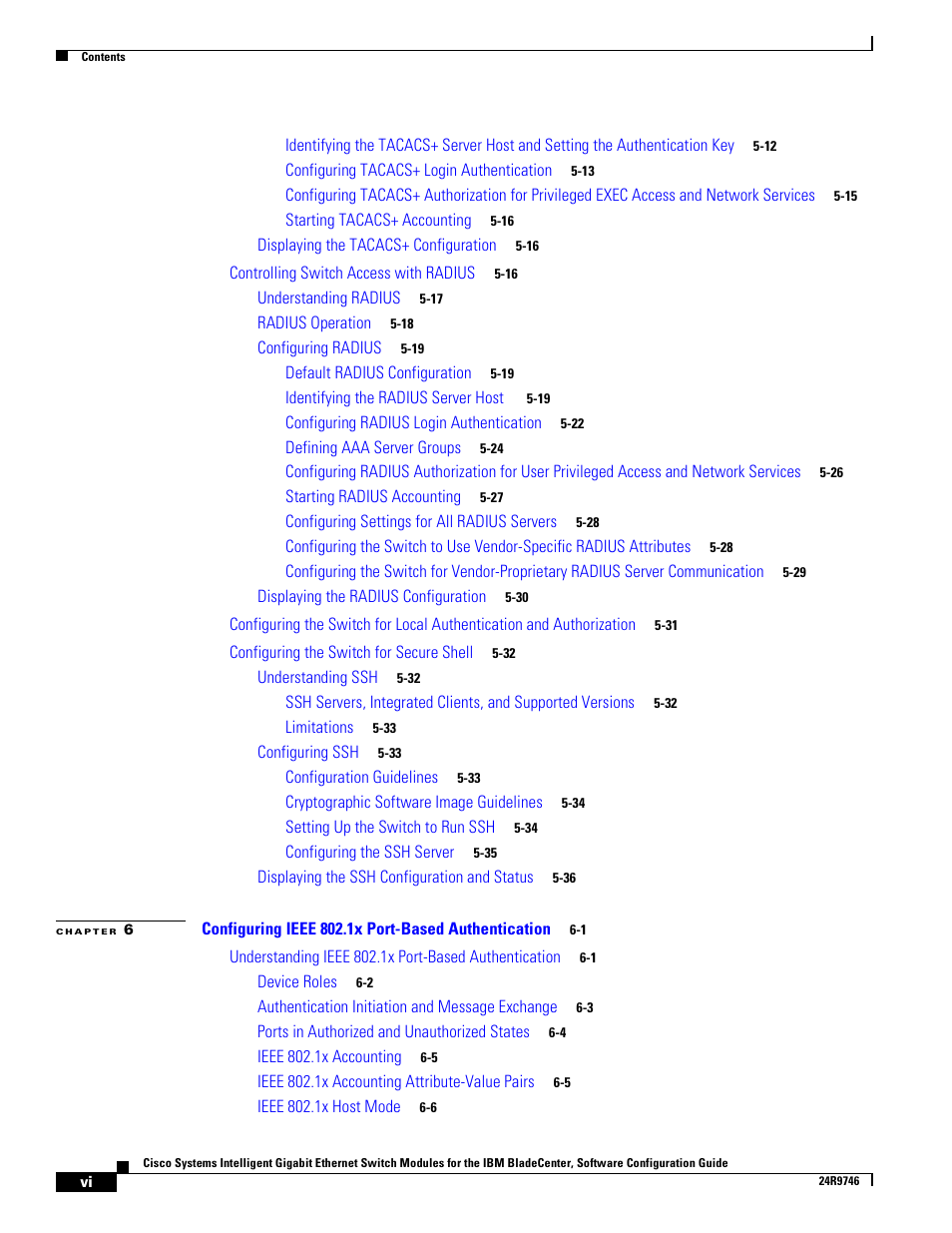 IBM 12.1(22)EA6 User Manual | Page 6 / 550