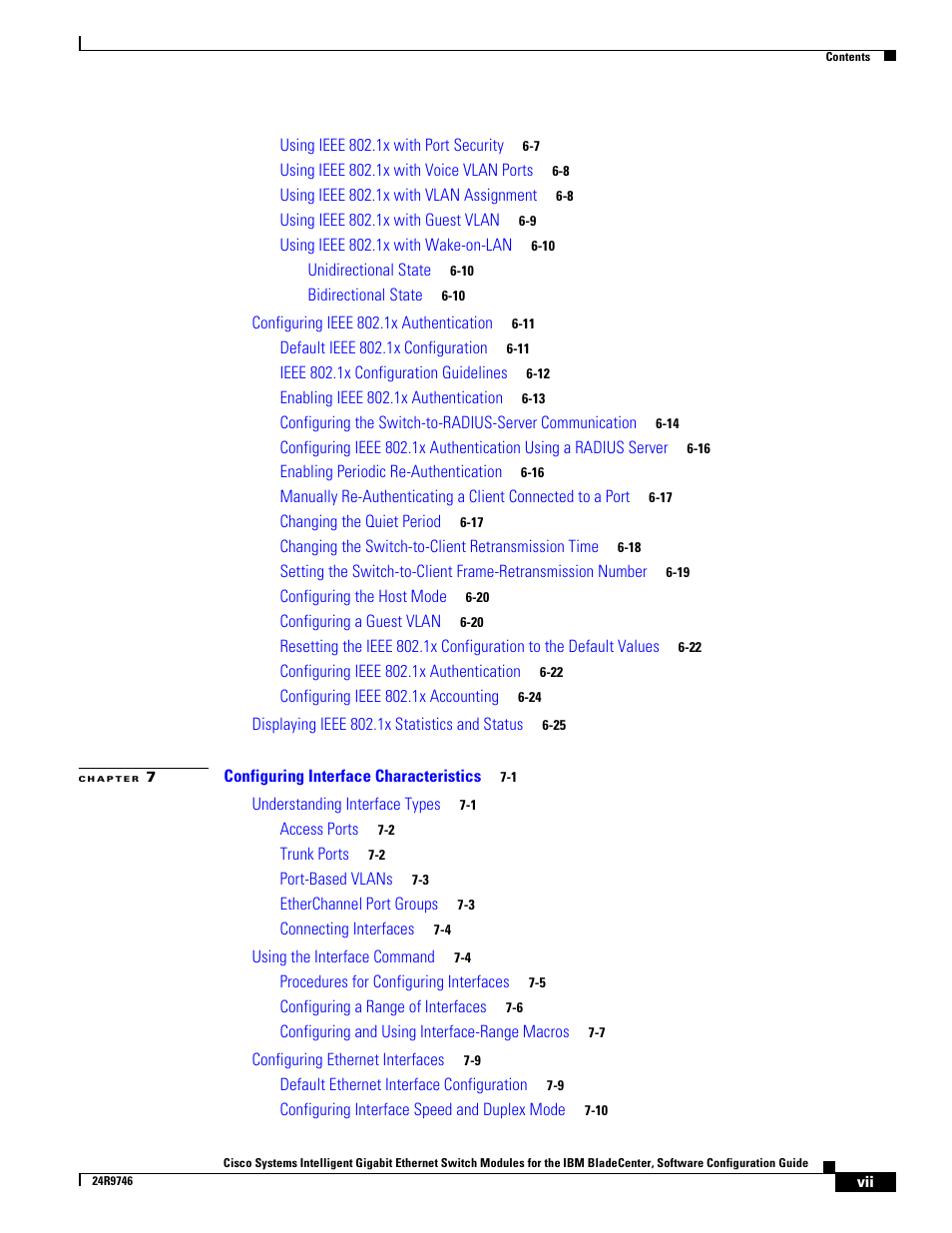IBM 12.1(22)EA6 User Manual | Page 7 / 550