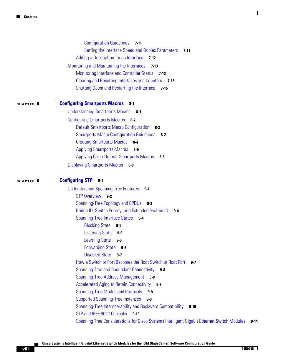 IBM 12.1(22)EA6 User Manual | Page 8 / 550