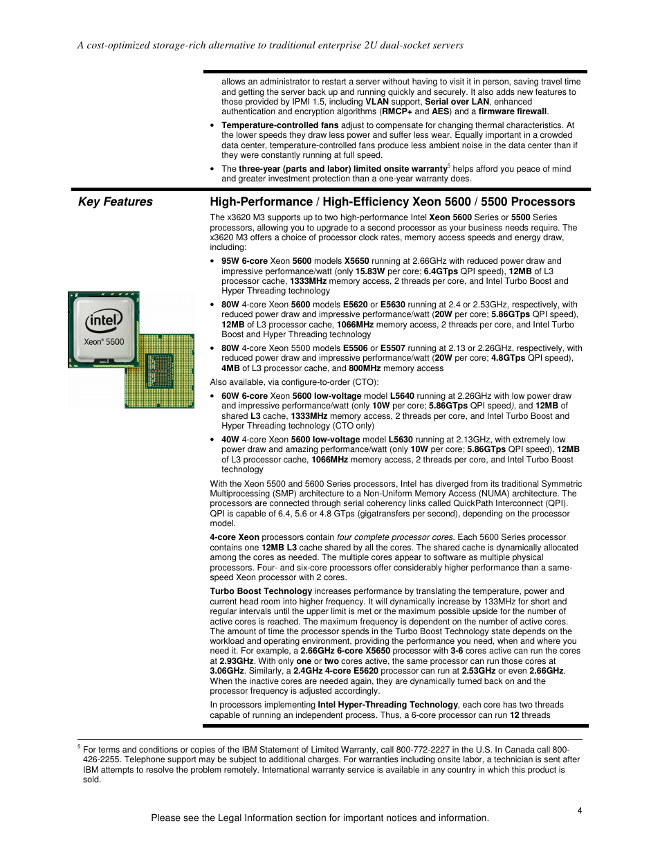 IBM X3620 M3 User Manual | Page 4 / 19
