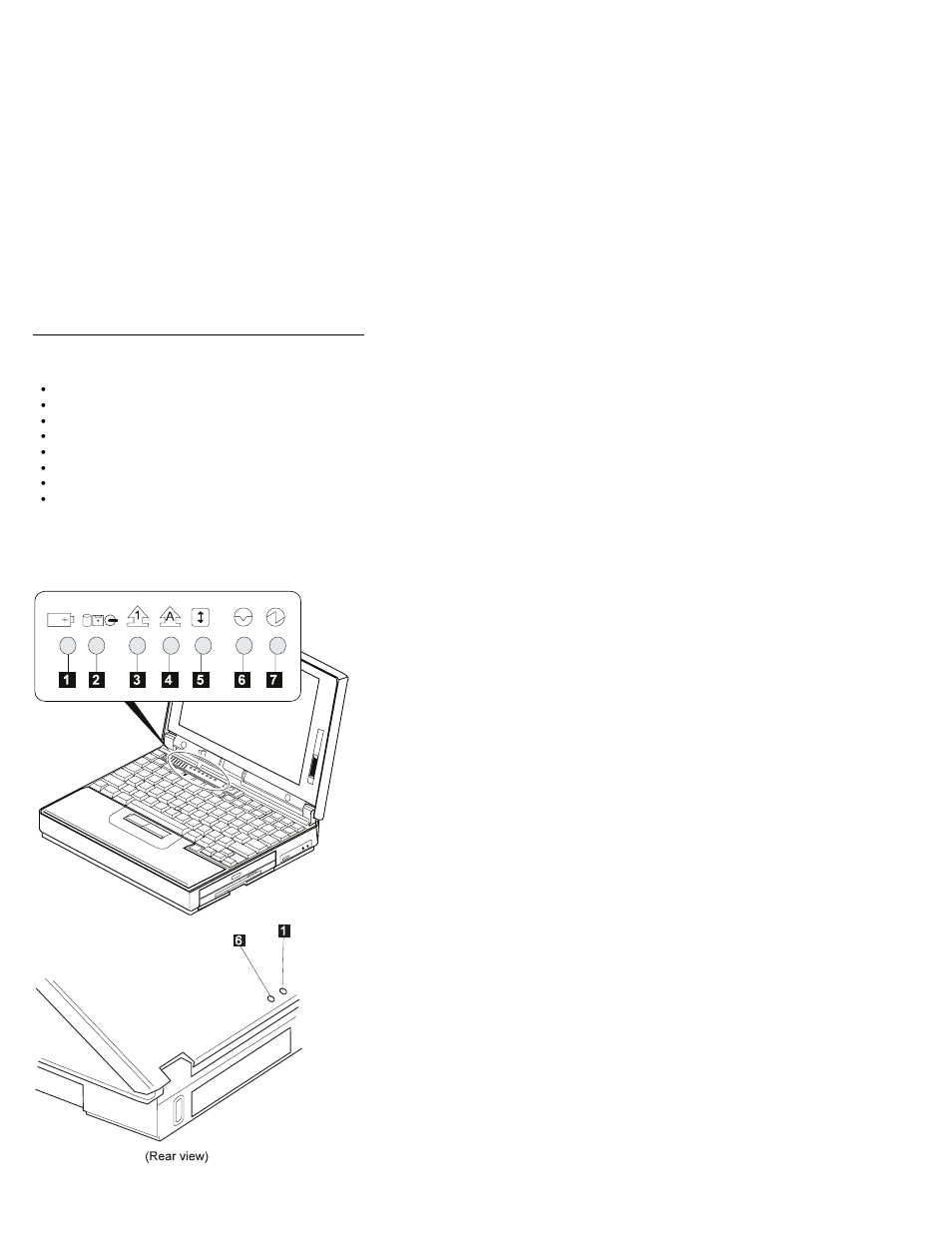 Related service procedures, Status indicators | IBM THINKPAD 760C/CD (9546) User Manual | Page 222 / 630