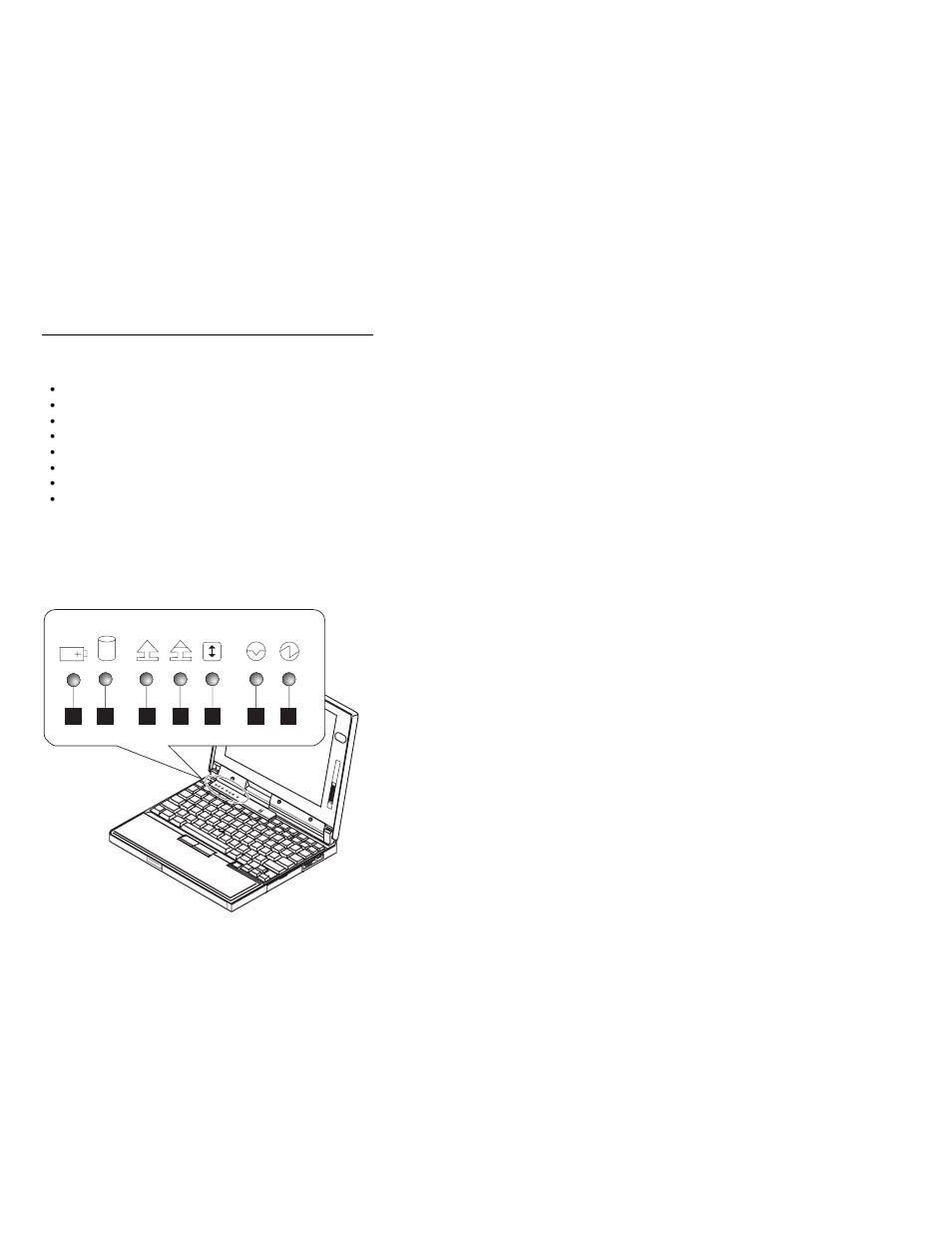 Related service procedures, Status indicators | IBM THINKPAD 760C/CD (9546) User Manual | Page 303 / 630