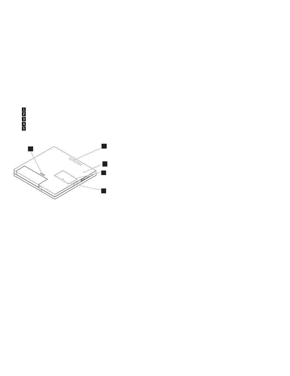 Bottom view | IBM THINKPAD 760C/CD (9546) User Manual | Page 334 / 630
