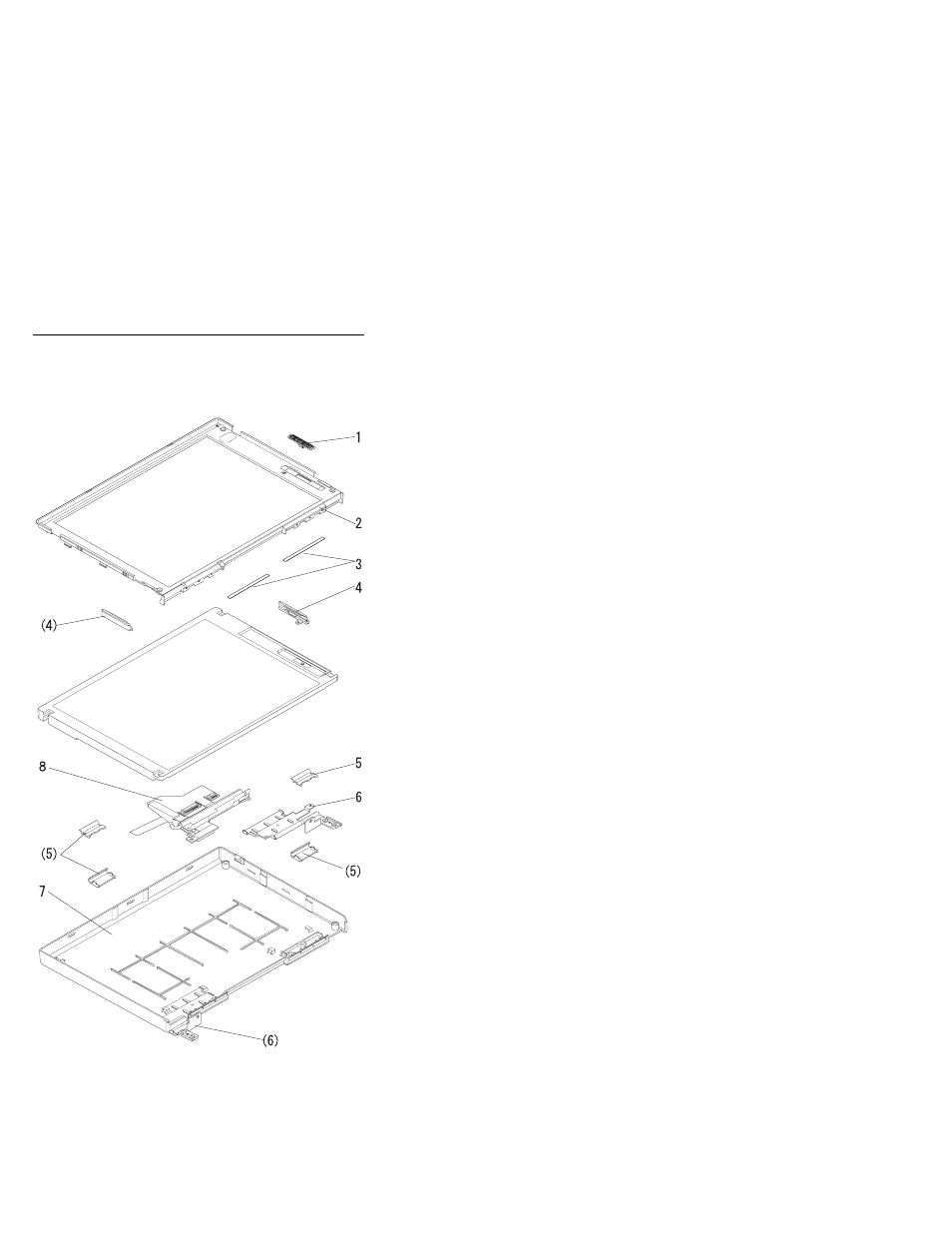 Lcd parts list, Lcd unit, 12.1 svga (p/n 29h9226 | IBM THINKPAD 760C/CD (9546) User Manual | Page 532 / 630