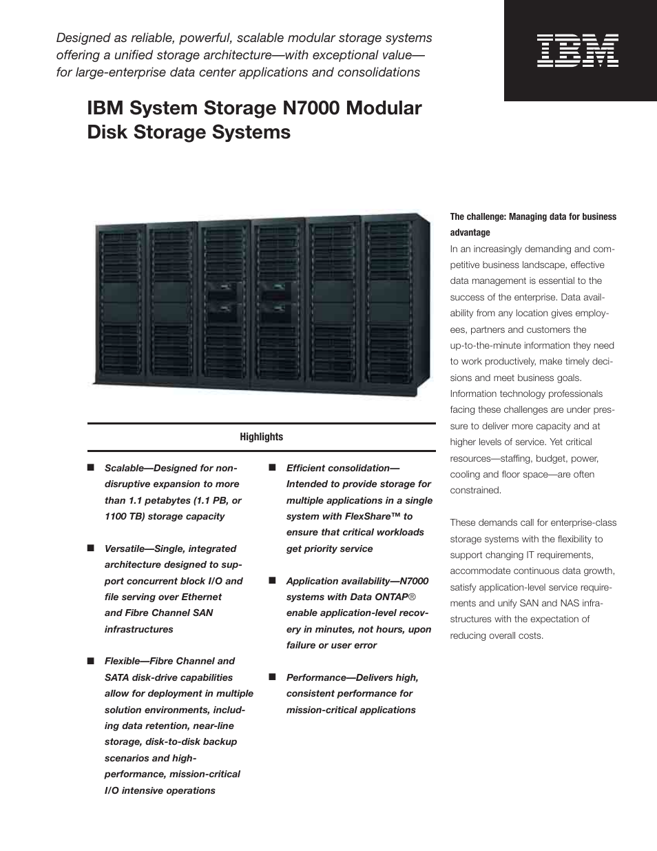 IBM N7000 User Manual | 8 pages