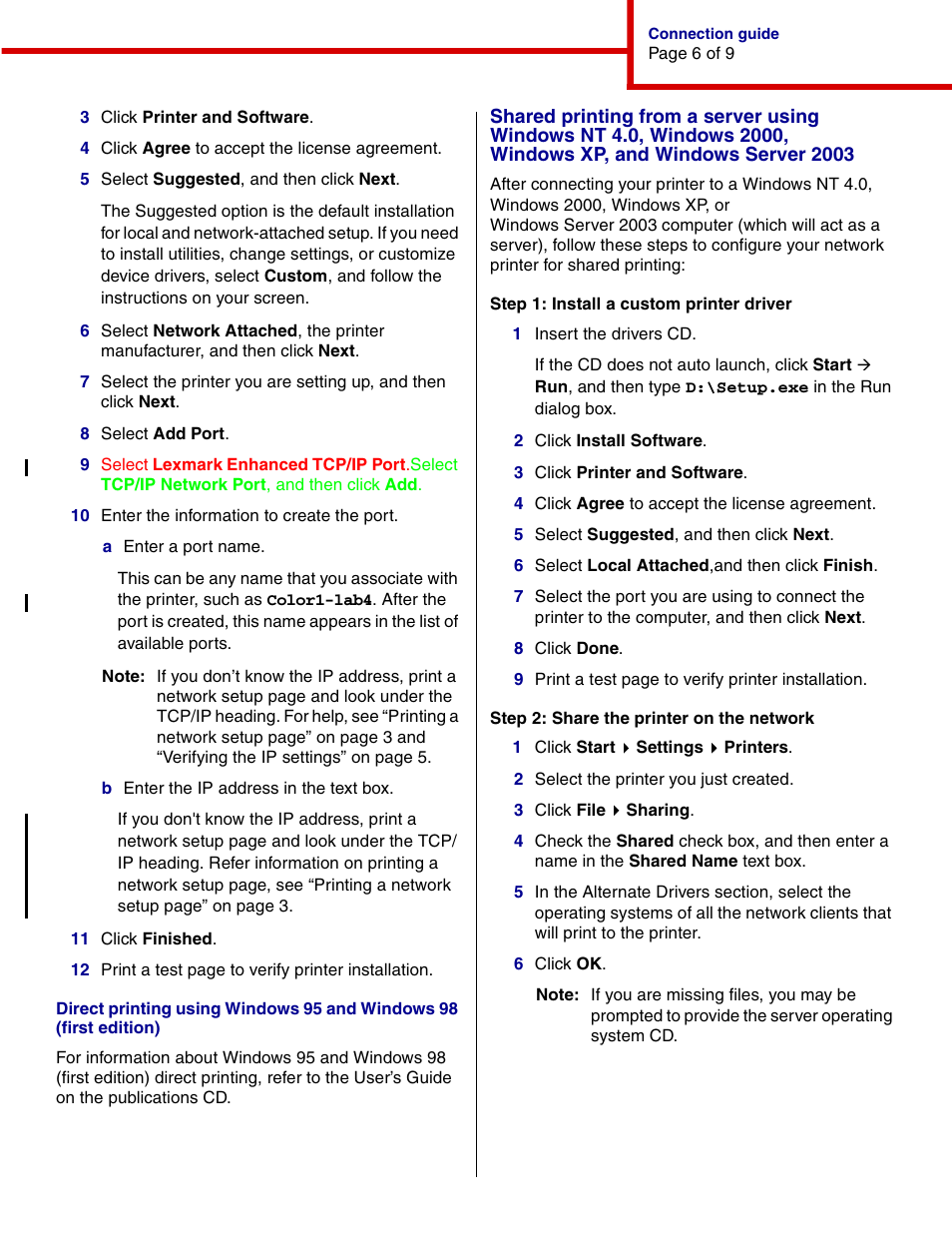 IBM INFOPRINT COLOR 1464 User Manual | Page 19 / 40