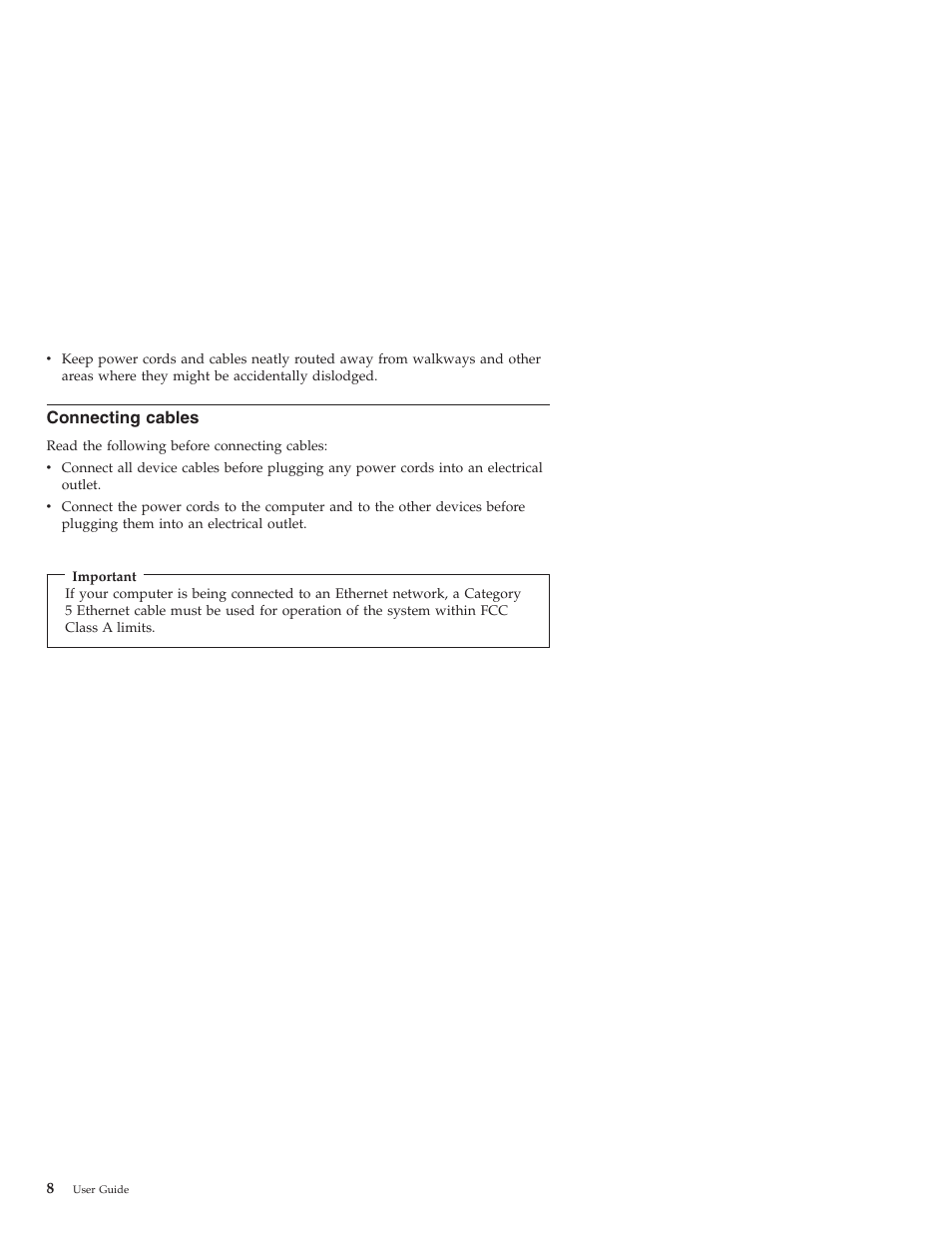 Connecting cables | IBM NETVISTA X40 6643 User Manual | Page 24 / 120