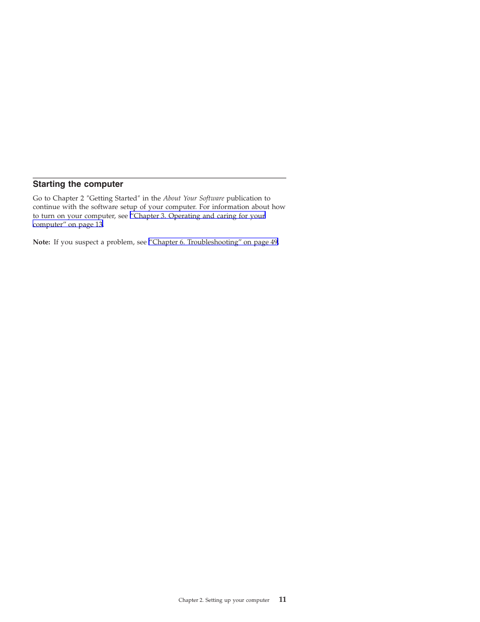 Starting the computer | IBM NETVISTA X40 6643 User Manual | Page 27 / 120