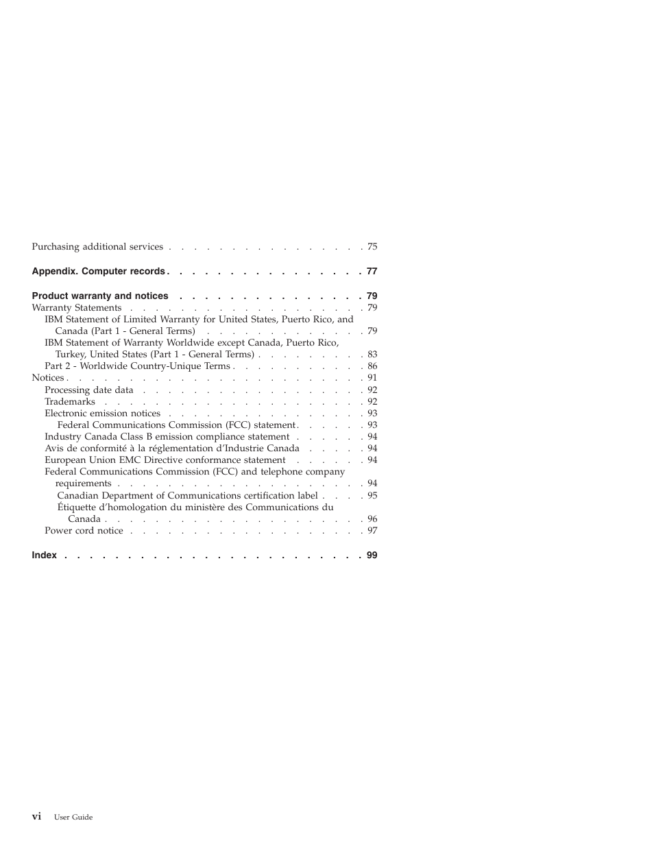 IBM NETVISTA X40 6643 User Manual | Page 8 / 120