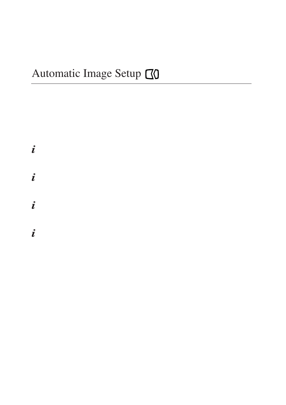 Automatic image setup | IBM L200p User Manual | Page 14 / 30