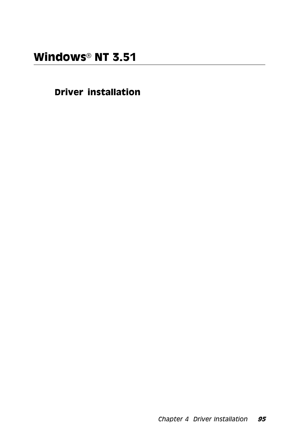 Windows® nt 3.51 | IBM All-in-One Super7 Single Board Computer PCM-5896 User Manual | Page 107 / 128