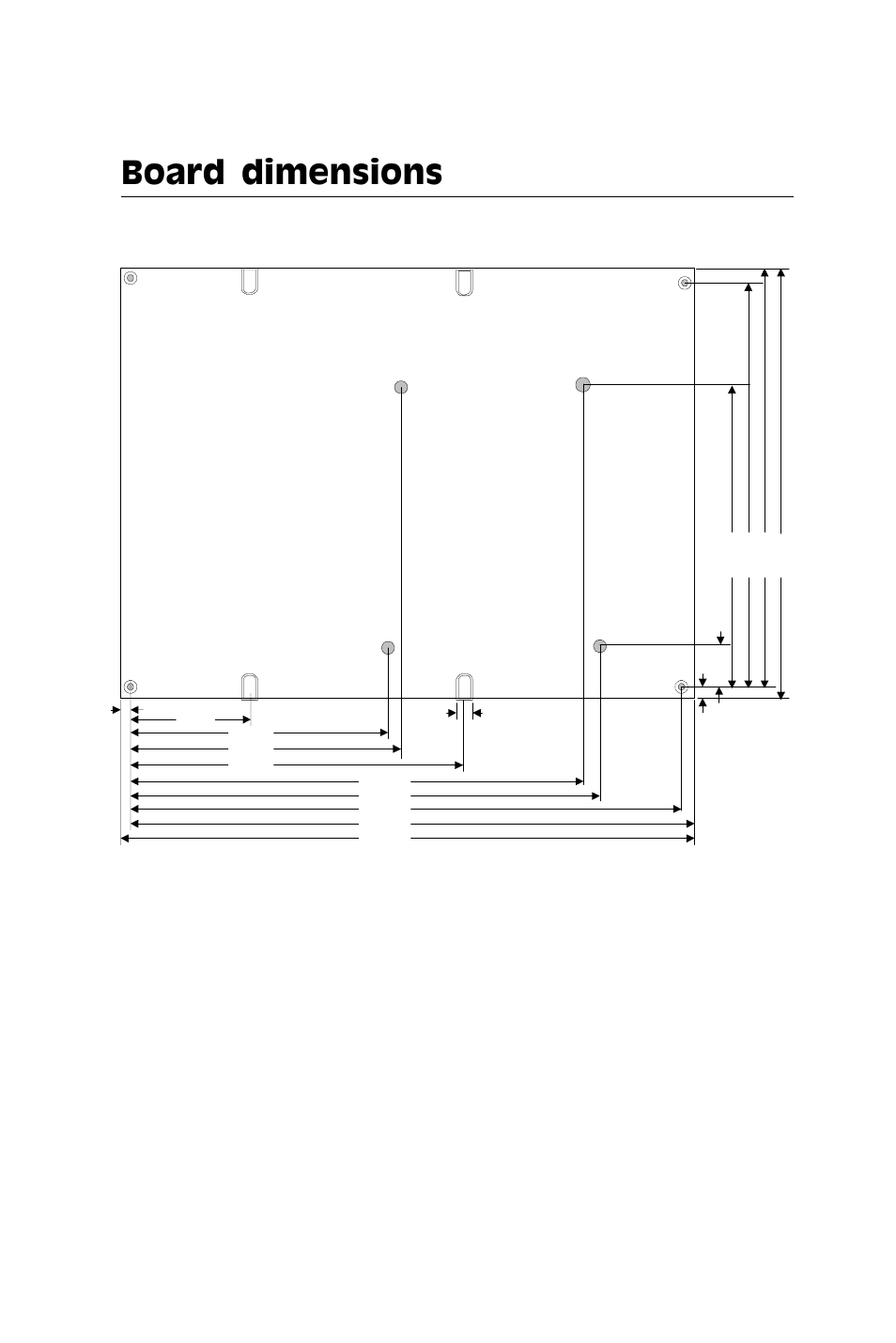 Board dimensions, Pcm-5896 dimensions, Dimensions in mm | IBM All-in-One Super7 Single Board Computer PCM-5896 User Manual | Page 20 / 128