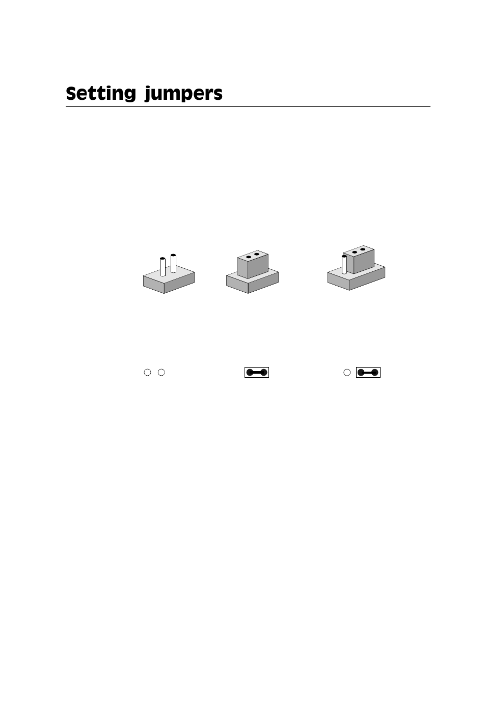 Setting jumpers | IBM All-in-One Super7 Single Board Computer PCM-5896 User Manual | Page 26 / 128