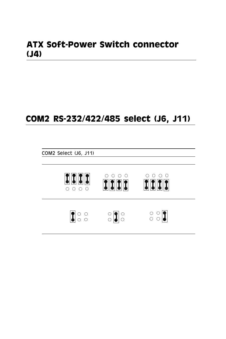 Atx soft-power switch connector (j4) | IBM All-in-One Super7 Single Board Computer PCM-5896 User Manual | Page 31 / 128