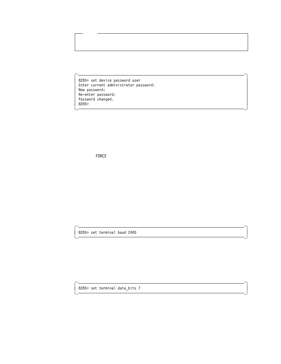 A.1.4 resetting the password to factory default, A. 1.5 how to change terminal settings, A.1.5 how to change terminal settings | IBM SG24-4817-00 User Manual | Page 190 / 316