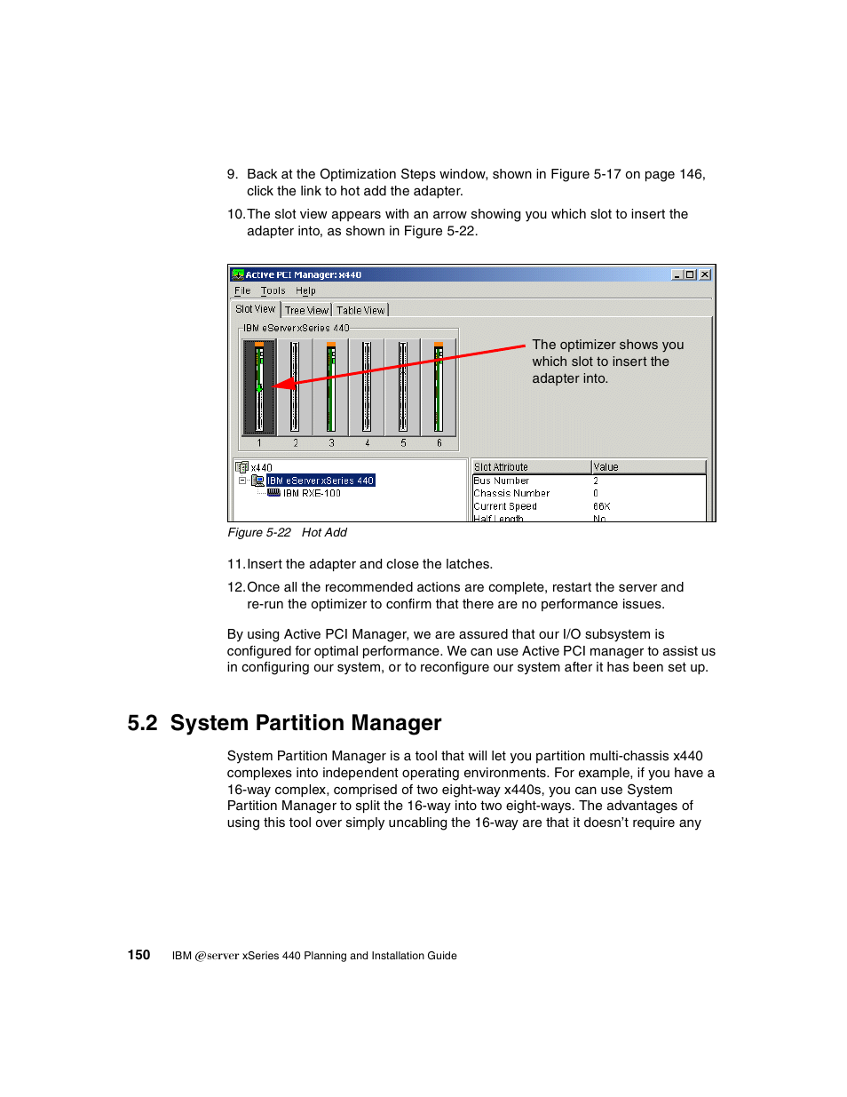 2 system partition manager | IBM 440 User Manual | Page 164 / 202