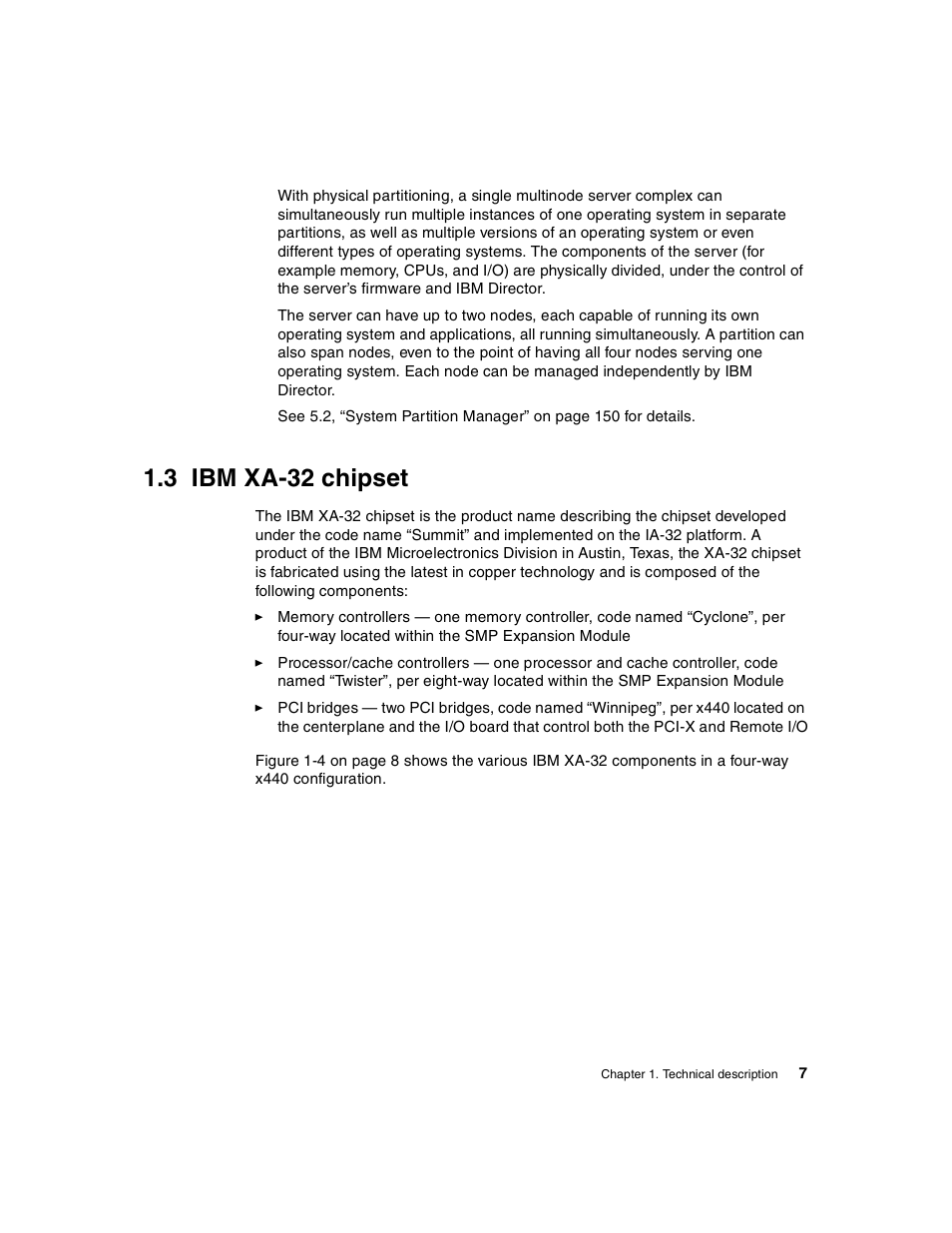 3 ibm xa-32 chipset | IBM 440 User Manual | Page 21 / 202